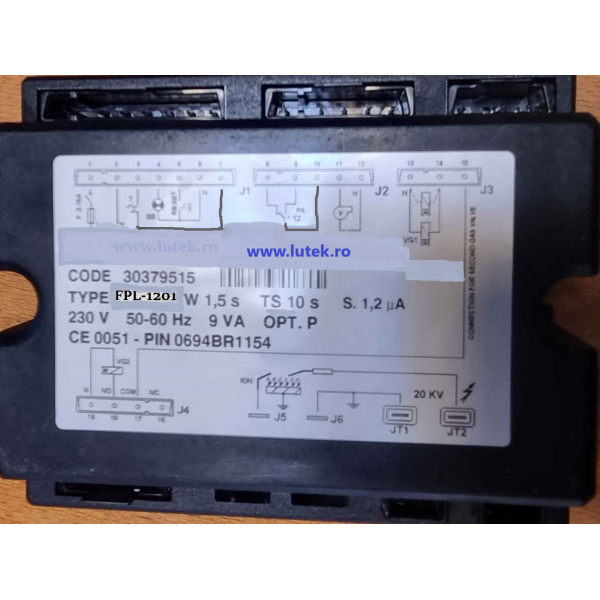 Placa electronica comanda pentru Centrala termica pe gaz cu tiraj natural 70KW Domusa,(FPL-1201)-www.lutek.ro